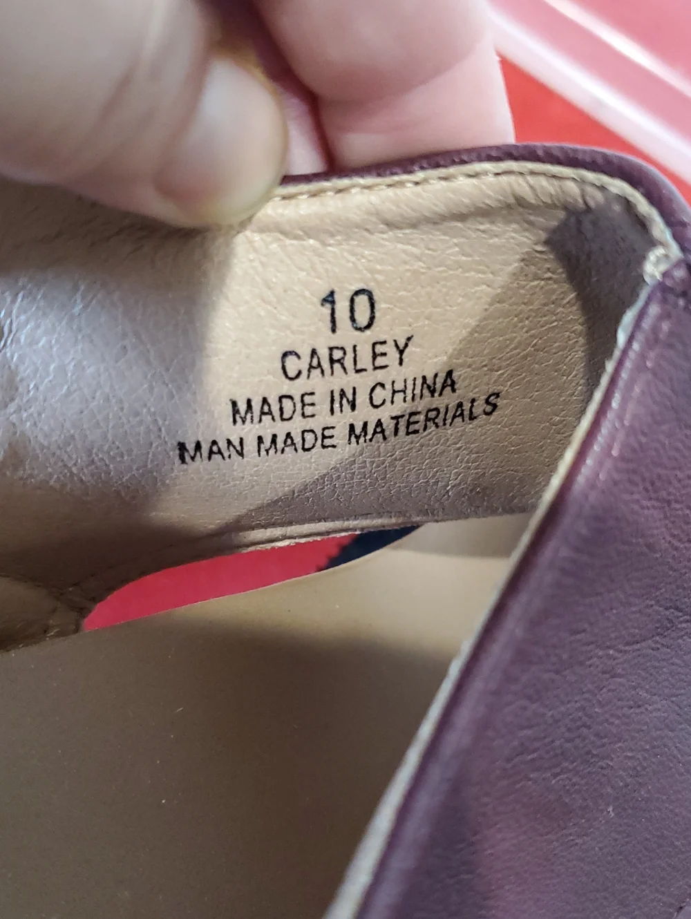 Corkys Carley Burgundy Wedge Sandal Size 10